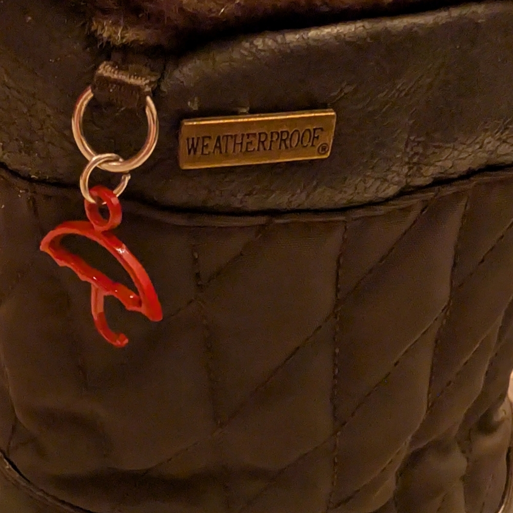 Weatherproof Chocolate Brown Square Toe Faux Fur … - image 6